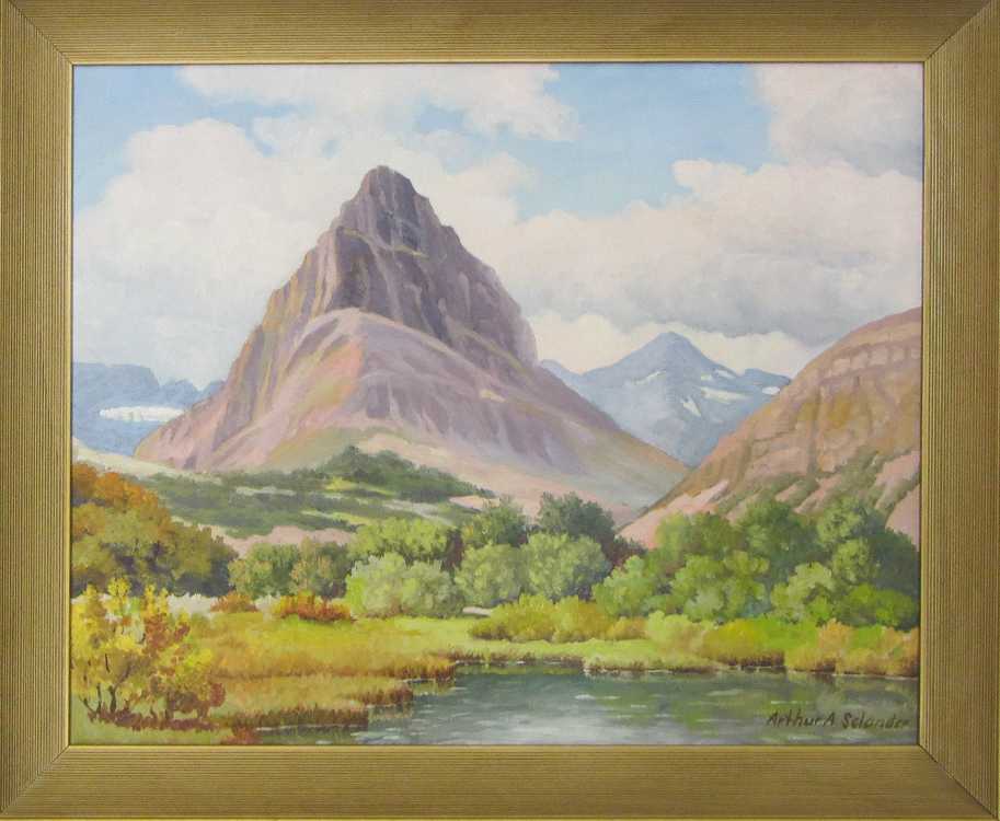 Appraisal: ARTHUR A SELANDER OIL ON BOARD Oregon - Eastern Oregon