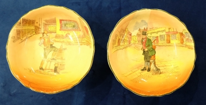 Appraisal: Royal Doulton Dickens seriesware Comport Sam Weller and another Comport