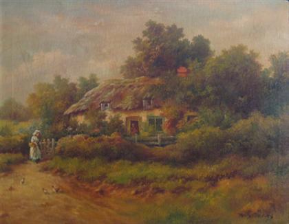 Appraisal: HENRY T HARVEY american th century PATH TO THE COTTAGE