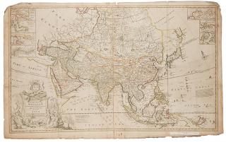 Appraisal: Map Moll Herman Map of Asia Map Moll Herman Map