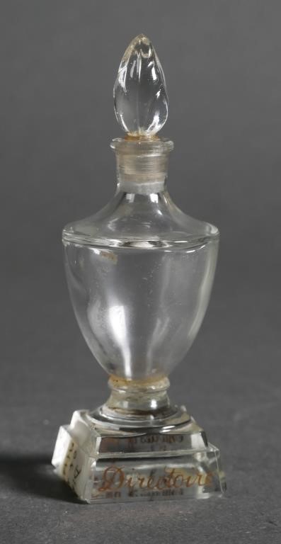 Appraisal: Directoire glass crystal perfume bottle by Charles of the Ritz