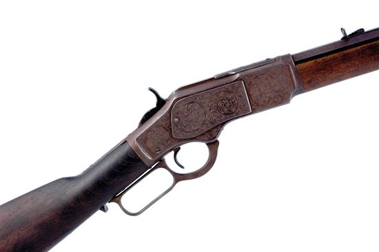 Appraisal: Winchester model lever-action rifle SN B -caliber rim fire octagonal