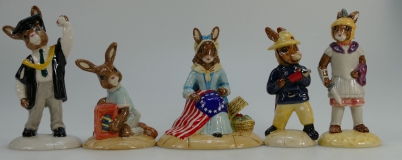 Appraisal: A collection of Royal Doulton Bunnykins figures to include Centurion