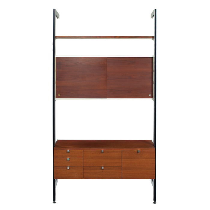 Appraisal: George Nelson CSS wall unit by Herman Miller single bay