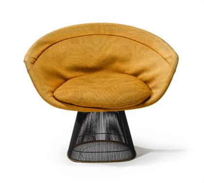 Appraisal: WARREN PLATNER american b Lounge chair Designed by Platner in