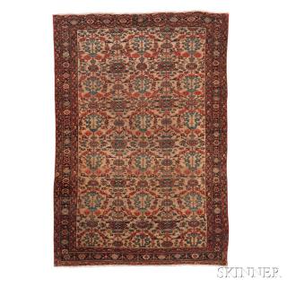 Appraisal: Fereghan Rug Western Iran c ft in x ft Estimate