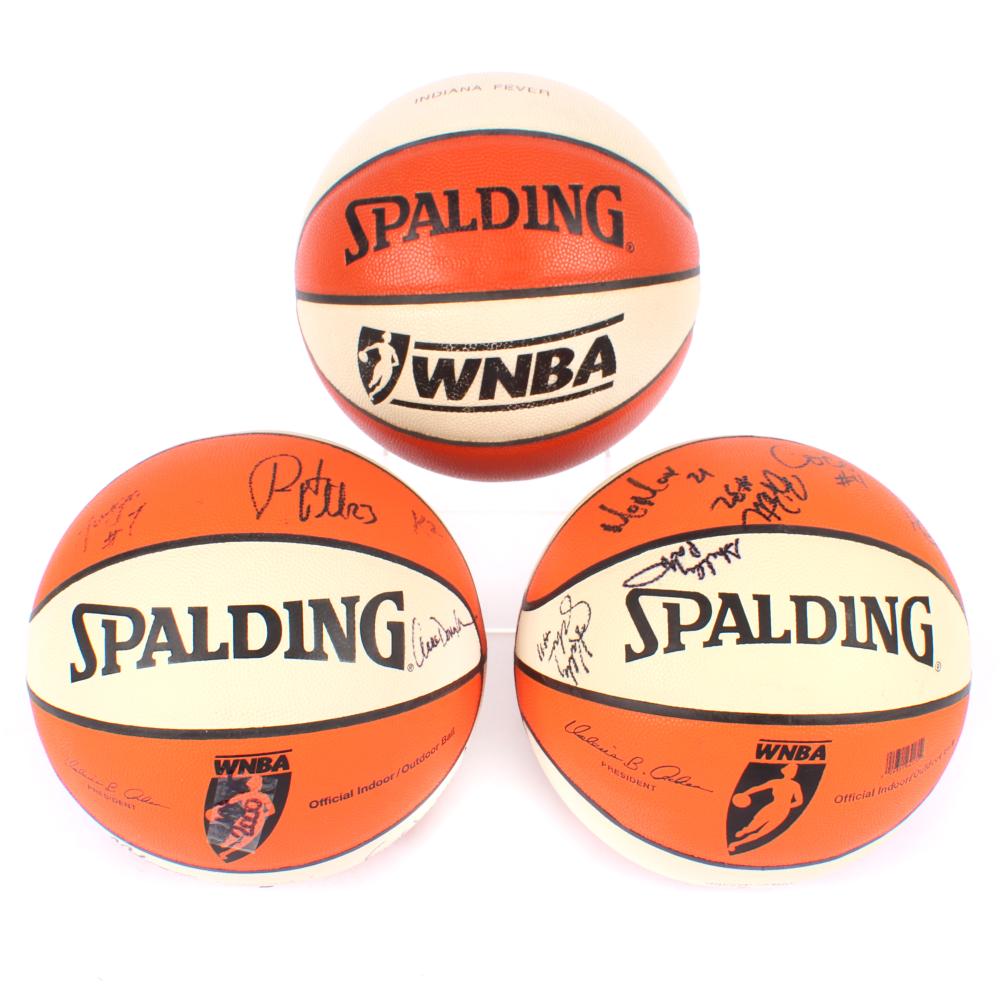 Appraisal: INDIANA FEVER GAME USED WNBA BASKETBALL TEAM AUTOGRAPHED BALLSIndiana Fever