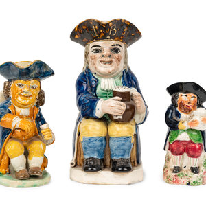 Appraisal: A Dr Johnson Toby Jug and Two Other Toby Jugs