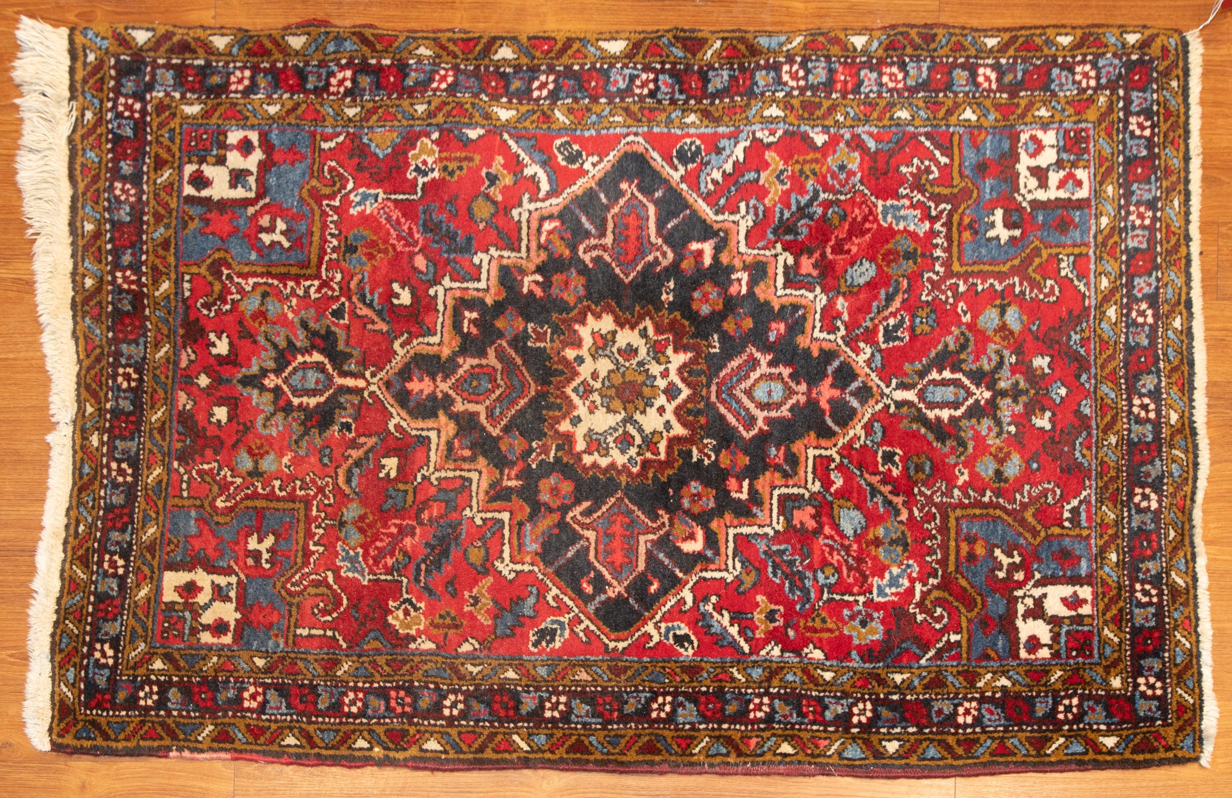 Appraisal: MEHREVAN HERIZ RUG PERSIA X Third quarter- th century hand-knotted