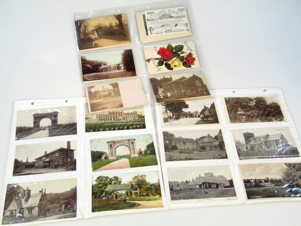 Appraisal: Various early thC and later Lincolnshire postcards street scenes Bracebridge