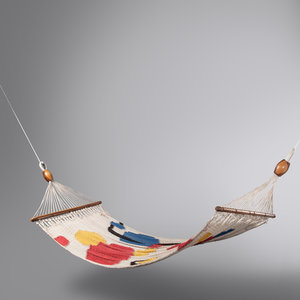 Appraisal: After Alexander Calder th Century Hammock CAC Publications USA hand-woven