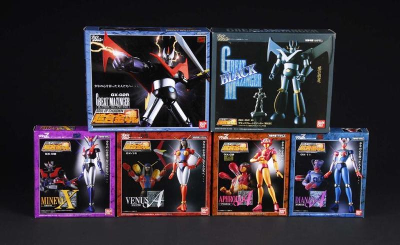 Appraisal: LOT of SOC Great Mazinger Collection Description Japanese Made by