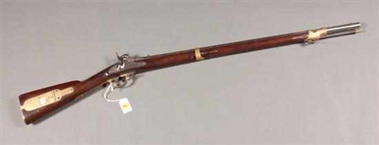 Appraisal: Robbins Kendall and Lawrence Model Mississippi percussion rifle marked with