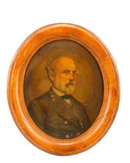 Appraisal: American School Portrait of General Lee th C Portrait of