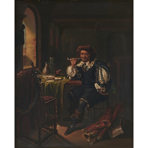 Appraisal: After Franz van Mieris the Elder - A Cavalier Smoking