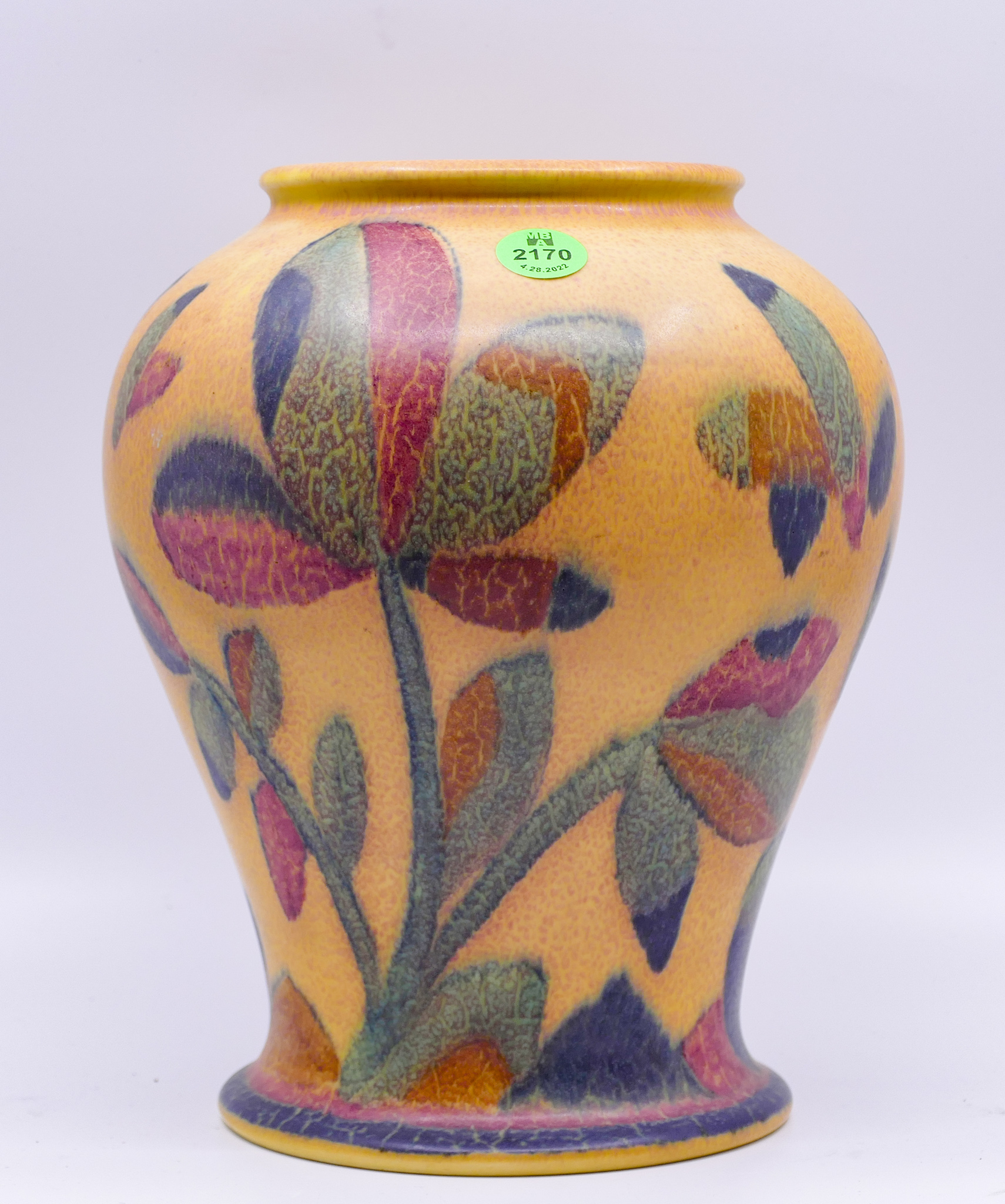 Appraisal: Rookwood Wilhelmina Rehm Matte Glaze Vase - ''