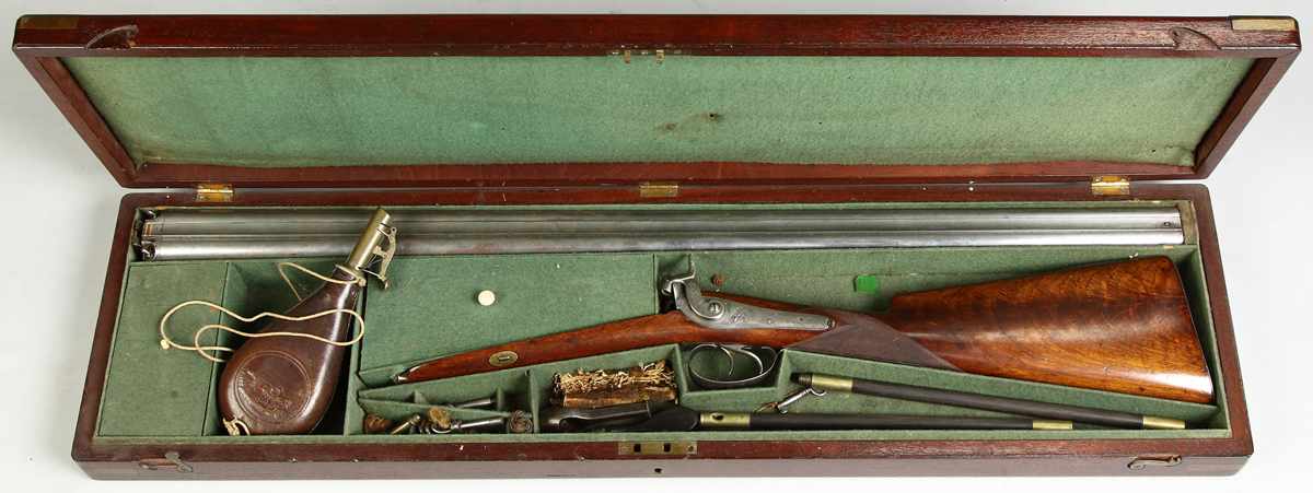 Appraisal: Perkins London Double Barrel Shotgun C Original case Condition Original