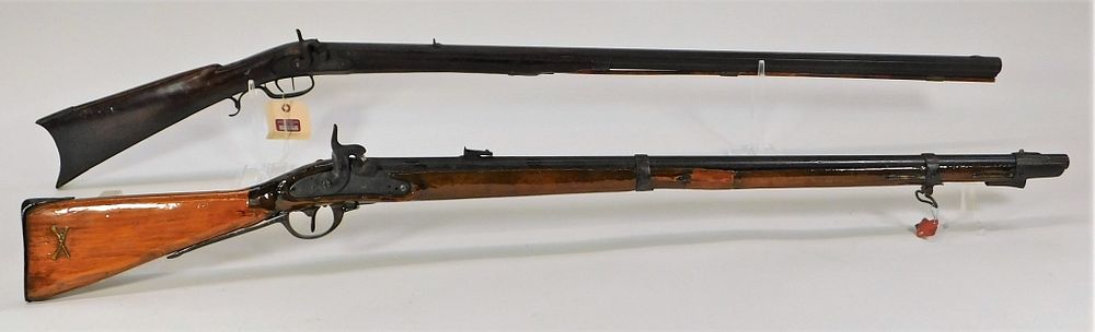 Appraisal: An Austrian Lorenz and Kentucky-style Rifle Austria United States C