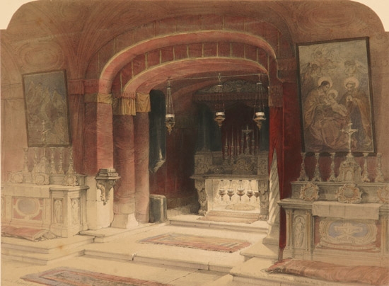 Appraisal: After David Roberts British - Shrine of the Annunciation and