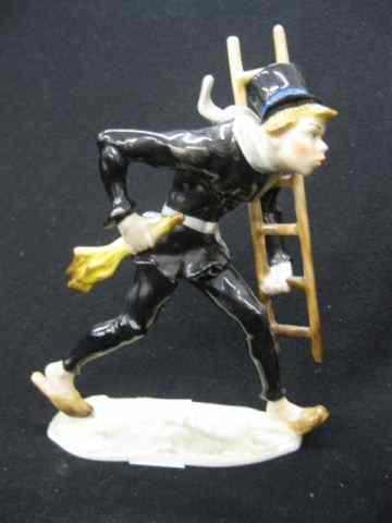 Appraisal: Hutschenreuther Porcelain Figurine ''ChimneySweep'' deco style '' excellent