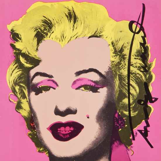 Appraisal: Andy Warhol - after Marilyn Invitation Card silkscreen printed in