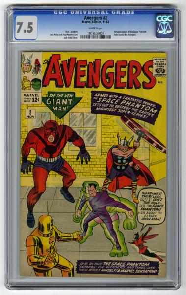 Appraisal: Avengers CGC Marvel Comics Stan Lee story with Jack Kirby