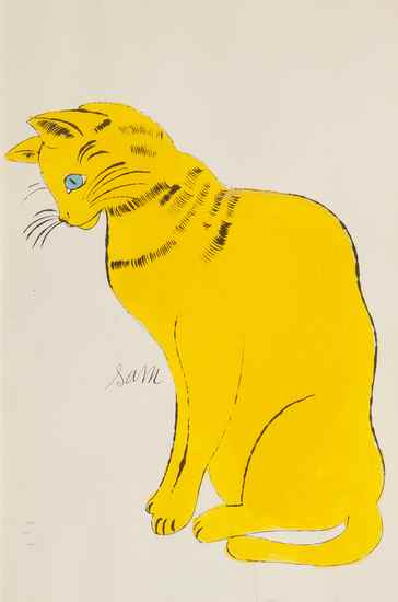 Appraisal: Andy Warhol - from Cats Name d Sam and One