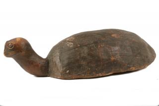 Appraisal: RARE TH C DUCK HUNTING CONFIDENCE DECOY Folk Art Turtle