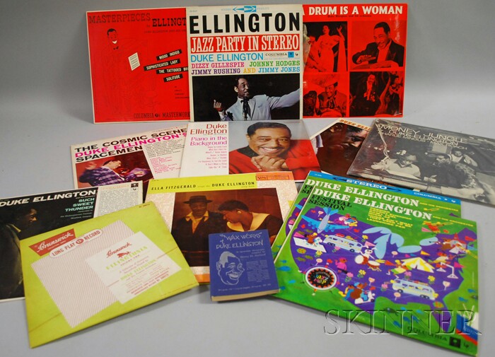 Appraisal: Wax Works of Duke Ellington and Twelve Duke Ellington LP