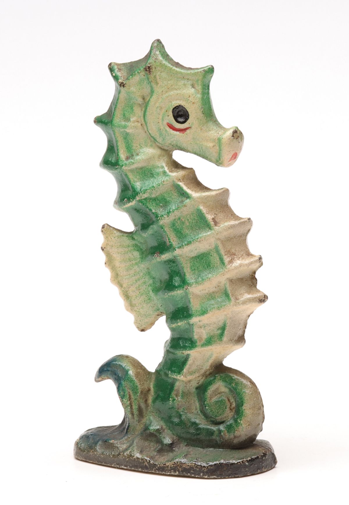 Appraisal: A VINTAGE FIGURAL SEAHORSE IRON BOTTLE OPENERAn original period example