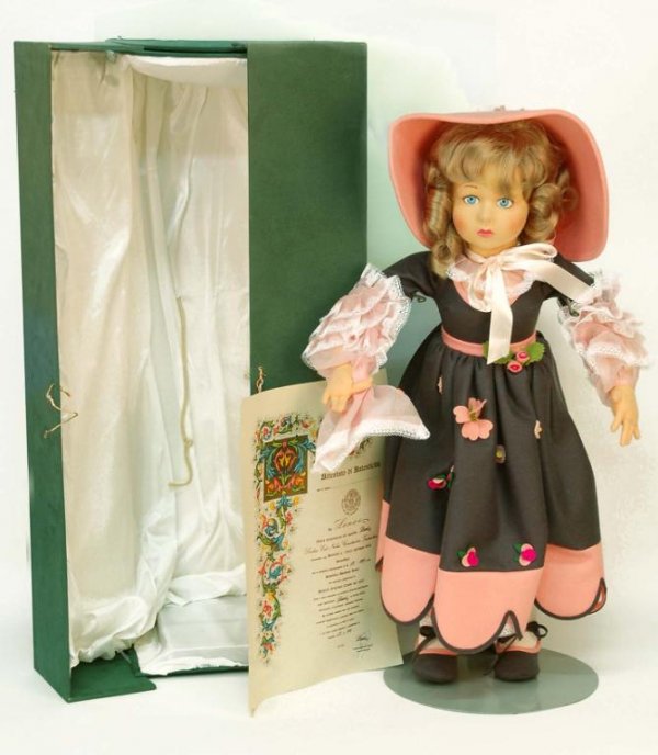 Appraisal: A Lenci girl doll Felt body with molded face and