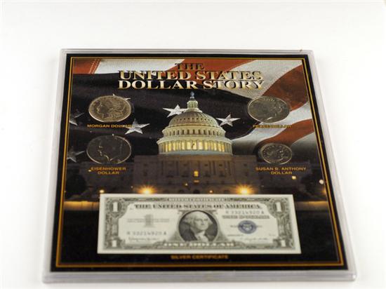 Appraisal: United States Dollar Story Display Piece One each of Morgan