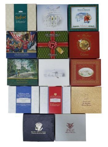 Appraisal: lot of The White House Historical Association commemorative and Christmas