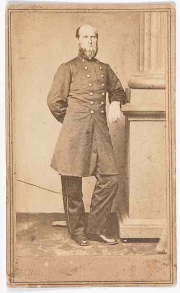 Appraisal: Civil War - CDV Autographed CDV of Major David D