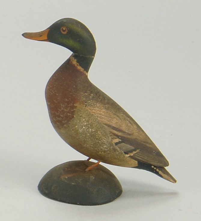 Appraisal: MINIATURE MALLARD DRAKE By Crowell Paper label on bottom Excellent