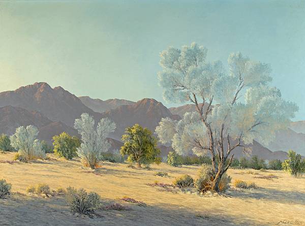 Appraisal: John William Hilton American - Call of the Desert signed