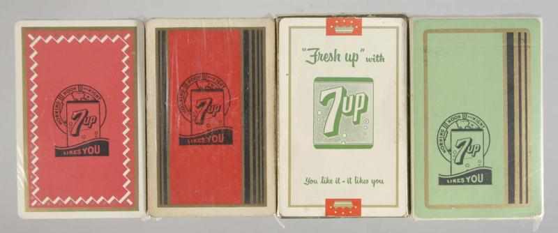 Appraisal: Lot of up Card Decks Description s to s Green