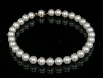 Appraisal: A Strand of Majorica Pearls A strand of Majorica organic