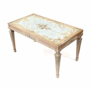 Appraisal: Louis XVI Style Oak Coffee Table th century Louis XVI