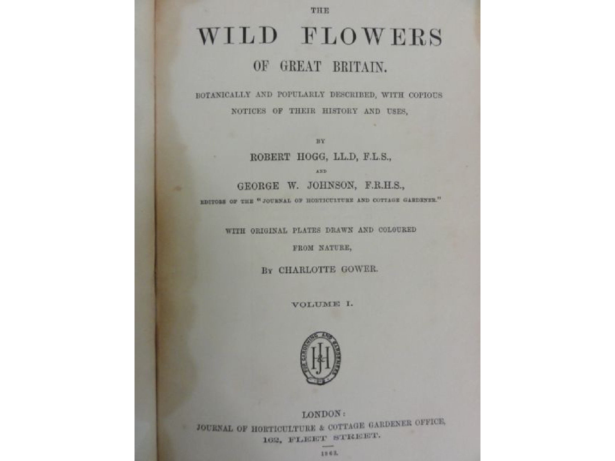 Appraisal: The Wild Flowers of Great Britain by Hogg Johnson with