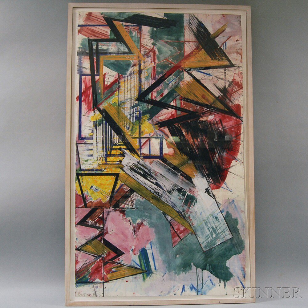 Appraisal: James Mark Biederman American b Untitled Signed and dated Biederman