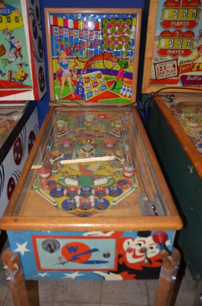 Appraisal: Williams Starlite Playfield Very good Backglass Poor Cabinet Very good