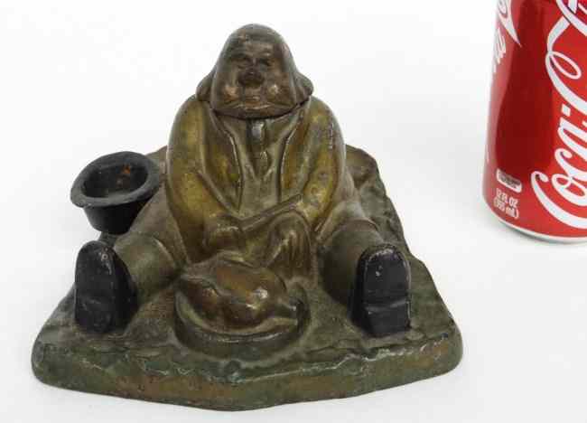 Appraisal: Scarce th c ''Glutton'' man with turkey inkwell