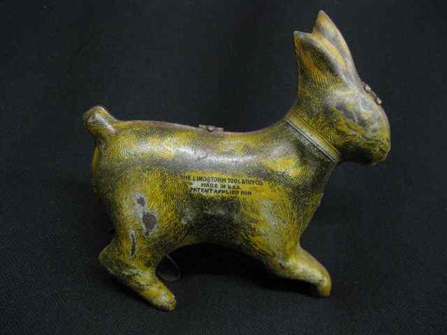 Appraisal: Antique Tin Wind-Up Toy Bunny Rabbit '' working all original