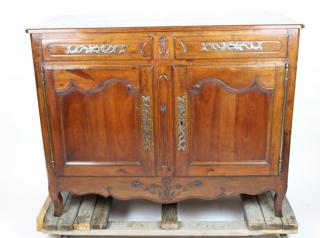 Appraisal: French Provincial buffet bas in cherry French early th century