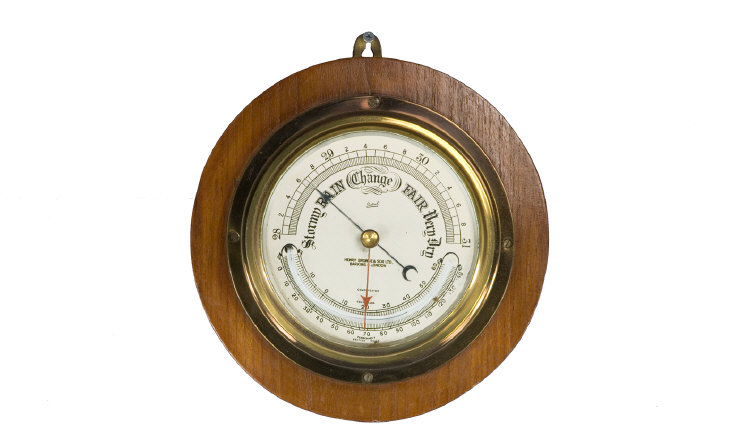 Appraisal: Ships Barometer Henry Browne and Sons London Compensated