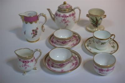 Appraisal: A Royal Worcester part tea service decorated in the S