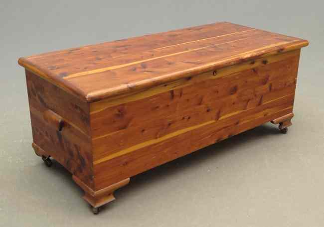 Appraisal: Vintage cedar trunk '' W '' D '' Ht