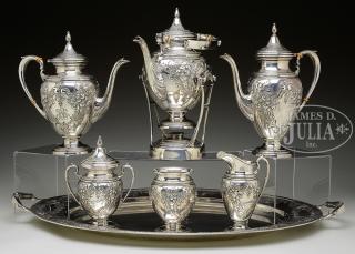 Appraisal: FABULOUS SIX PIECE STERLING TEA WATER AND COFFEE SERVICE BY