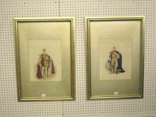 Appraisal: Pair of th Century Lithographs Duke of Wellington Knight of